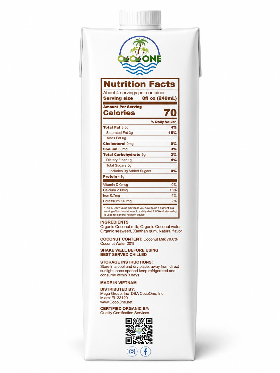 Organic Coconut Milk